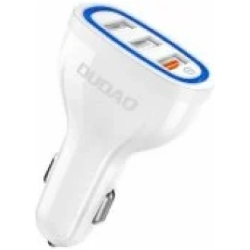 Dudao R7S 18W White lādētājs DUDAO CAR CHARGER R7S