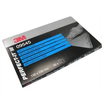3M Ūdensizturīgs smilšpapīrs 138x230mm P1500 1gb (