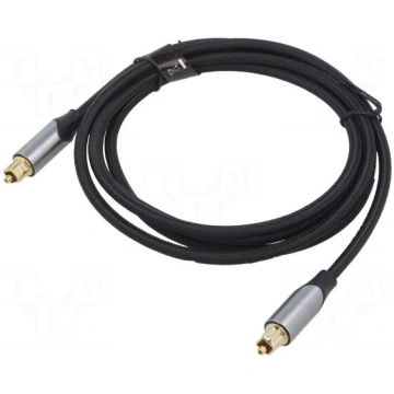 Cable | Toslink plug,both sides | 1.5m | Plating: 