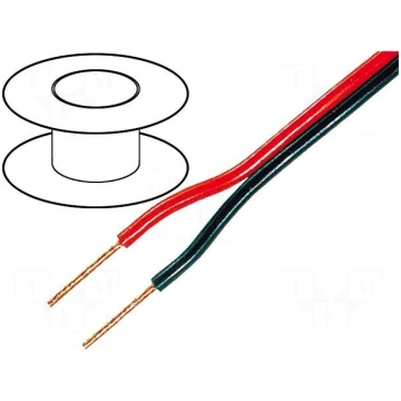 Wire: loudspeaker cable | 2x1,5mm2 | stranded | OF