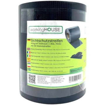workingHOUSE PVC siets dubultiem žogiem - dārza žo