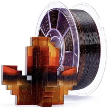 ZIRO daudzkrāsains PLA filaments 1,75 mm, ātrs krā