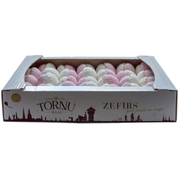 Zefīrs Torņu balti - rozā 1.8 kg