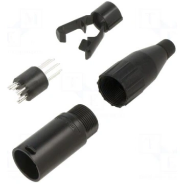 Connector: XLR | plug | male | 7.5A | PIN: 5 | str