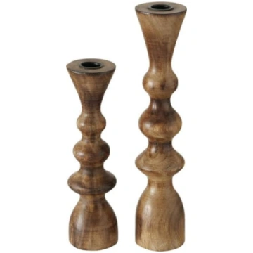 Boltze Casconda 2008576 Komplekts ar 2 koka svečtu
