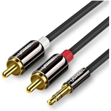 Ugreen AV116 Audio cable 3.5 mm uz 2x RCA 5m AV116