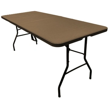 Salokamais ēdināšanas galds 180cm, Brūns | Folding