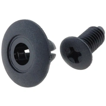 Rivet; polyamide; Panel cutout diam: 8mm; black | 