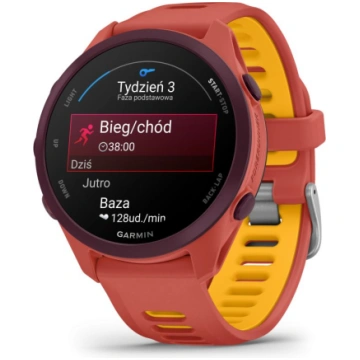 Viedpulksteni Garmin Forerunner 170 Music Red Pink