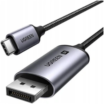 USB-C uz DisplayPort kabelis UGREEN 3 m melns — vi