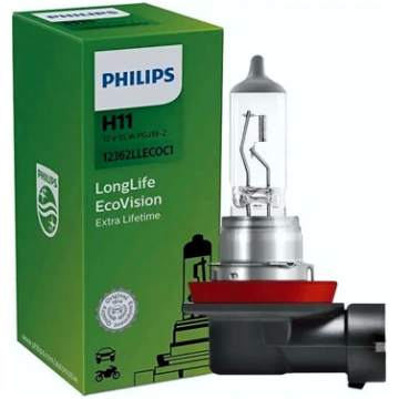 Philips 12362LLECOC1 LongLife EcoVision H11 priekš