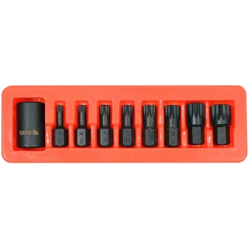 YATO XZN trieciena uzgaļu komplekts ar pāreju 1/2"