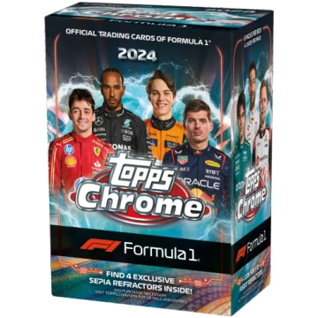 2024 Topps Chrome Formula 1 Kartītes Value Box