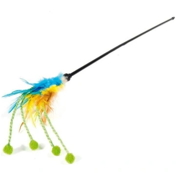 Cat&Rina rotaļlieta ar spalvām kaķiem 55cm