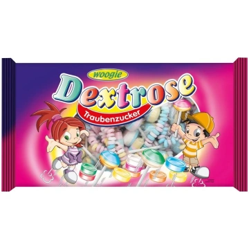Woogie Konfektes WOOGIE Dextrose Party, augļu garš