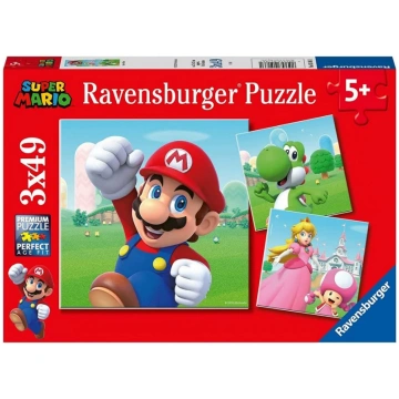 Ravensburger Puzzle Super Mario 3x49 - 05186 40055