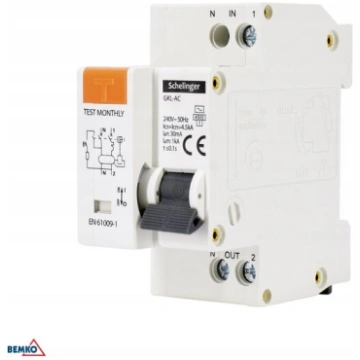 Schelinger Rcbo slēdzis 2p C 16a 30ma Ac A08-gkl-a