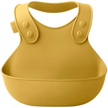BIBS silikona priekšautiņš Overall Bib Mustard