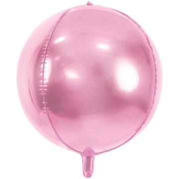 Bumba - apaļš folija balons, gaiši rozā, 40cm Part
