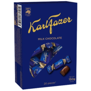 Piena šokolādes konfektes KARL FAZER 150g
