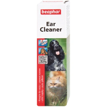 Ausu kopšanas līdzeklis : Beaphar Ear Cleaner, 50m