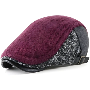 Vīriešu berete HE-26016 - Bordo KP26016 IZMAEL