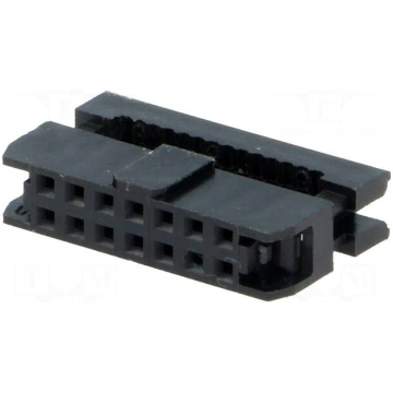Plug | IDC | female | PIN: 14 | IDC | for ribbon c
