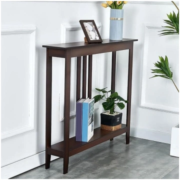 Console Table with Storage Space, Telephone Table 