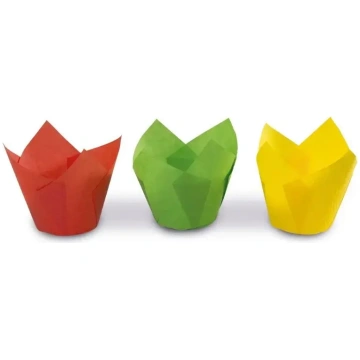 Guardini Tulip-shaped paper cupcake liners, 12-pie