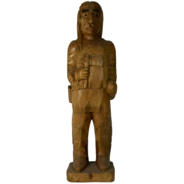 STATUA NATIVO AMERICANO Arredo Giunco