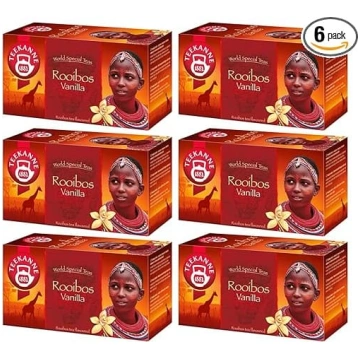 Teapot Rooibos Vanilla Tea New Edition 6 paciņu ie