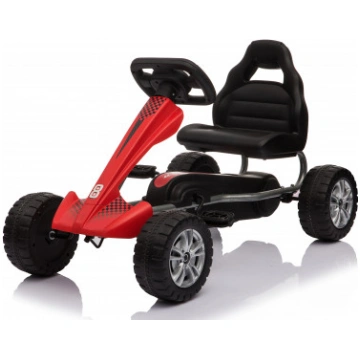 Velokarts (Velomobilis) Go-Kart 1801 sarkans (3-6 