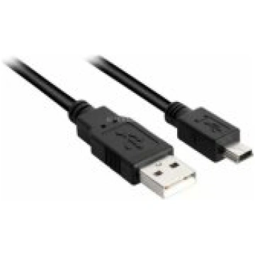 Sharkoon Cable USB 2.0 A-B Mini black 2m vads 4044