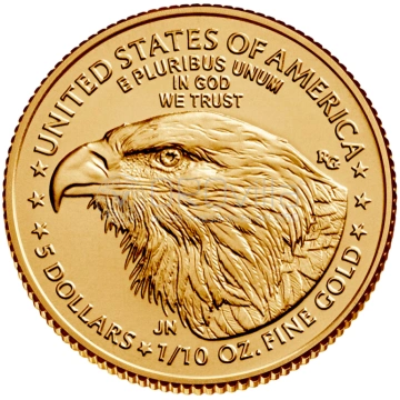5 Dollari American Eagle 2023 Tipo II Orovilla