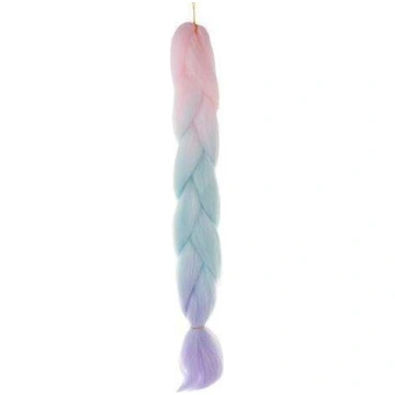 Sintētiskā matu ombre bize Pink/ni/f W10341