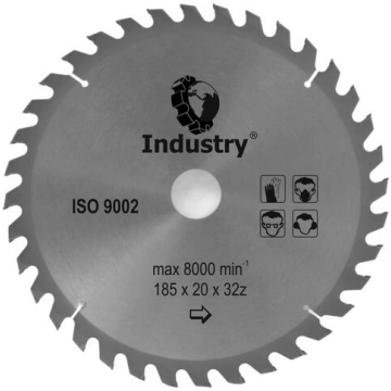 Zāģripa ar cietsakausējuma zobiem 185x20x32z Indus