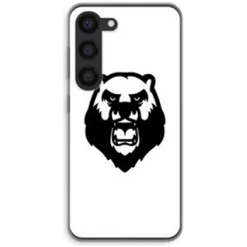 Samsung Galaxy S23 Transparent Case - Angry Bear (