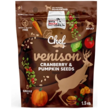 SYTA MICHA Chef Venison with cranberry and pumpkin