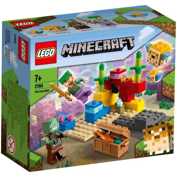 21164 LEGO® Minecraft Koraļļu rifs, 7+ gadi, 2021.