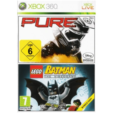 Lietots - Xbox 360 Pure + LEGO Batman: The Videoga