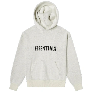 Fear of God Essentials Knit Hoodie Oatmeal Tienne 