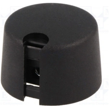 A1031639; Knob; with pointer; plastic; Øshaft: 6.3