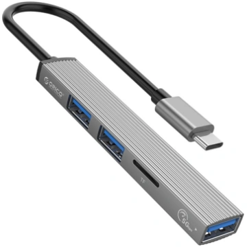 ORICO HUB USB-C 3X USB-A MICROSD READER 5 GBPS ( A