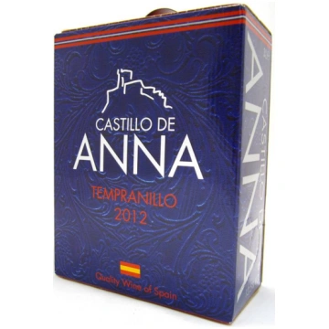 Sarkanvīni Sausie Castillo de Anna Tempranillo 3 L