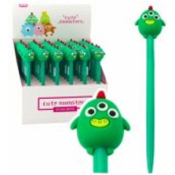 LEAN Green Creature Gel Pen Blue Ink 17cm 0.5mm LE