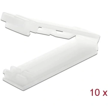 Delock Flat cable holder with locking clip self-ad