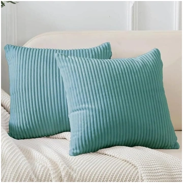 DJDEA Quadratischer Kissenbezug für Dīvāns, ciets,