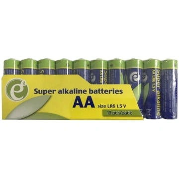 Sārma baterijas AA 10-iepak Gembird