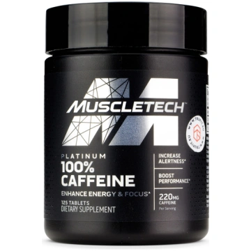 Platinum 100% Caffeine Muscletech 125 tabletes