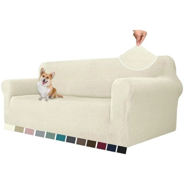 Stretch Sofa Cover 3 Seater, Sofa Protector Non-Sl